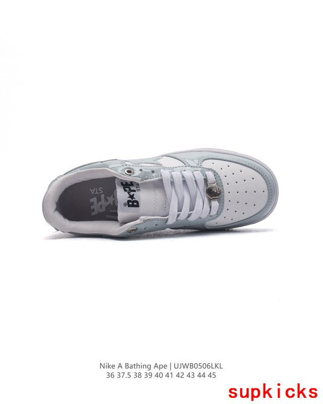 A Bathing Ape Bape Sta Sk8 Low Gray