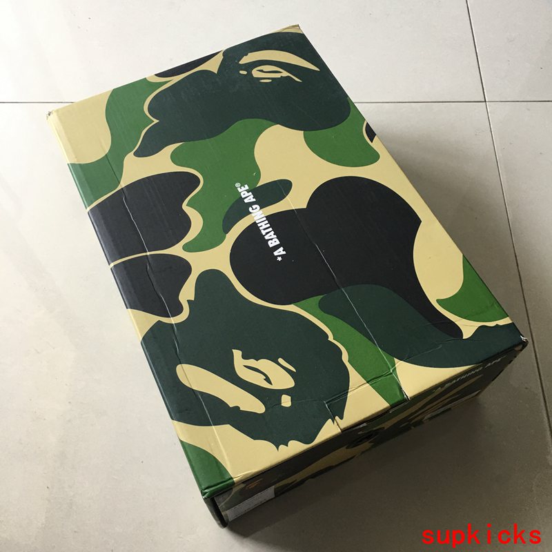 A Bathing Ape Bape SK8 Sta Orange Brown