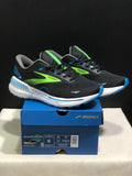 Brooks Adrenaline GTS 23 Shock-absorbing Wear-resistant Low-top Running Shoes Black/Ocean Blue