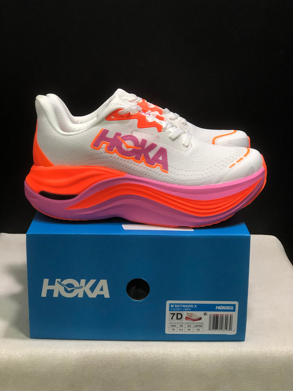 Hoka One One Skyward X Women's Anti-slip Wear-resistant Running Shoes Sneakers White