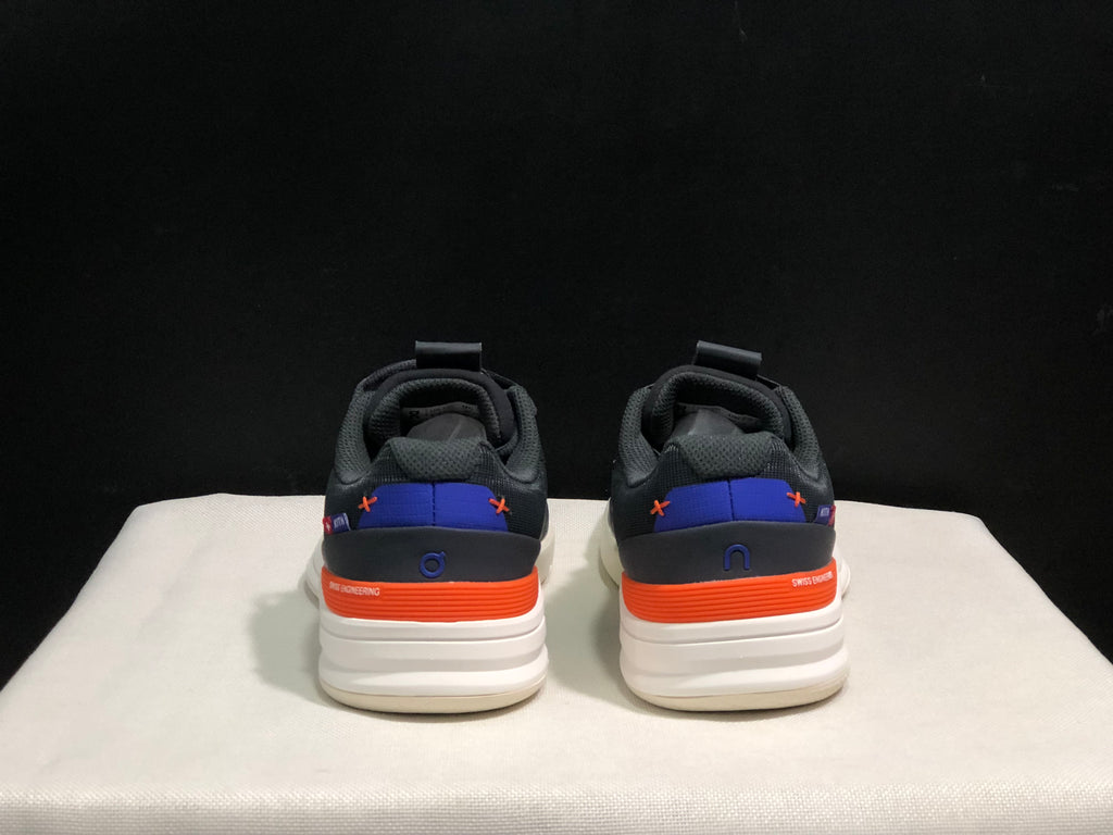 On Running The Roger Rro Durable And Breathable Tennis Shoes Dark Grey/White