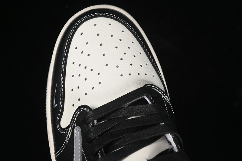 Travis Scott Fragment Design Nike Air Jordan 1 low OG SP Grey Sole Black White Sneakers