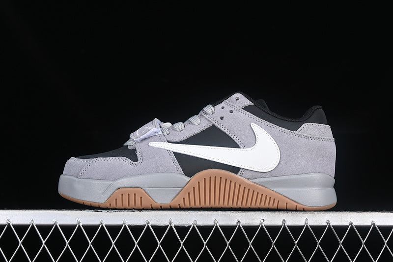 Travis Scott Nike Air Jordan Cut The Check Black Grey Brown Sneakers