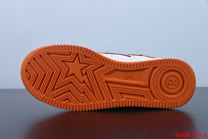 A Bathing Ape Bape Sta Low Orange