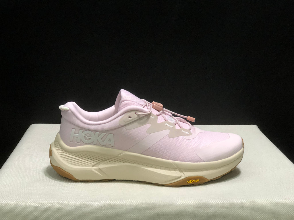 Hoka One One Transport Drawstring Low-top Running Shoes Sneakers Light Pink