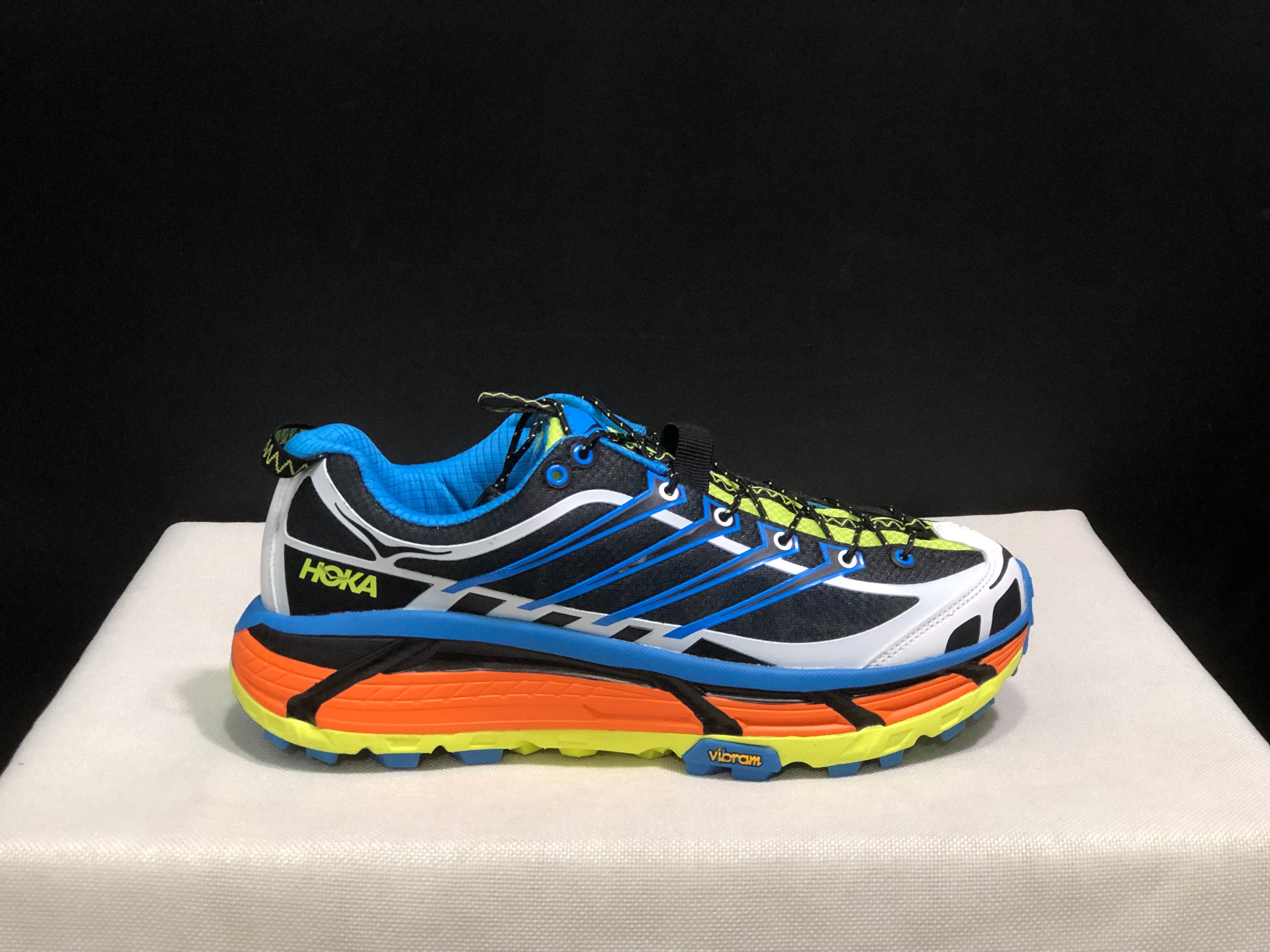 Hoka One One Mafate Three 2 Anti-slip Running Shoes Sneakers Blue