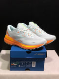 Brooks Adrenaline GTS 23 Shock-absorbing Wear-resistant Low-top Running Shoes Light Blue/Sunset Yellow