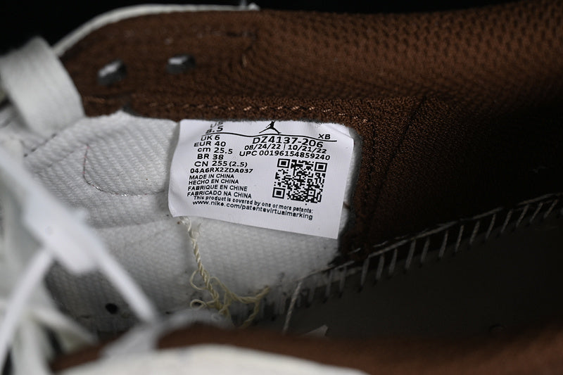 Travis Scott Nike Air Jordan 1 Low OG Dark Pony Pink Oxford Sneakers