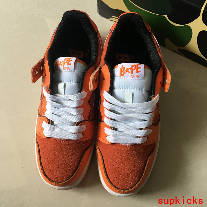 A Bathing Ape1 Bape SK8 Sta Orange Brown