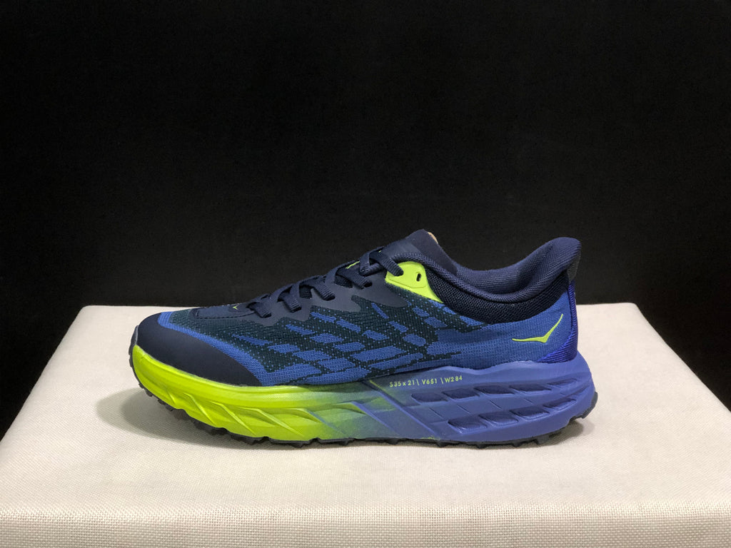 Hoka One One Speedgoat 5 Navy Trail Running Shoes Sneakers