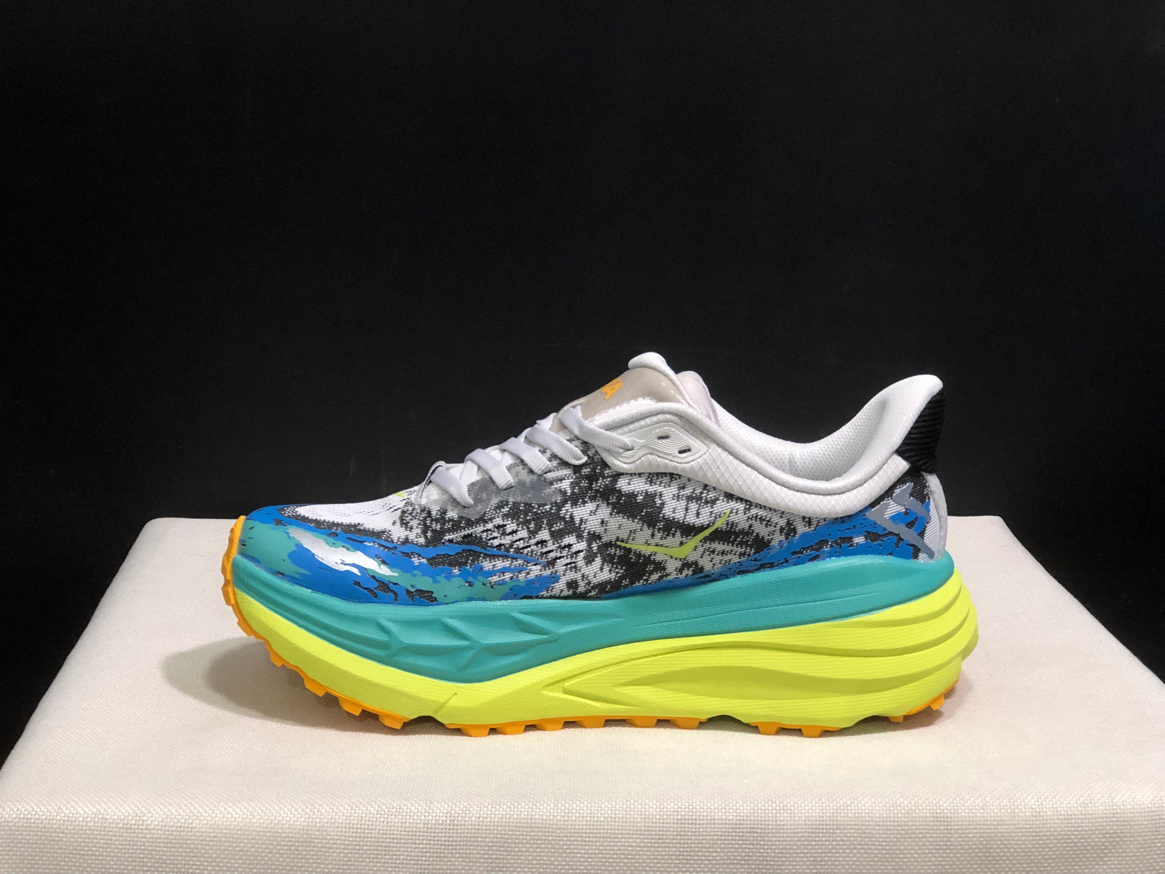 Hoka One One Stinson 7 Comfortable Anti-slip Outdoor Running Shoes Sneakers Teal