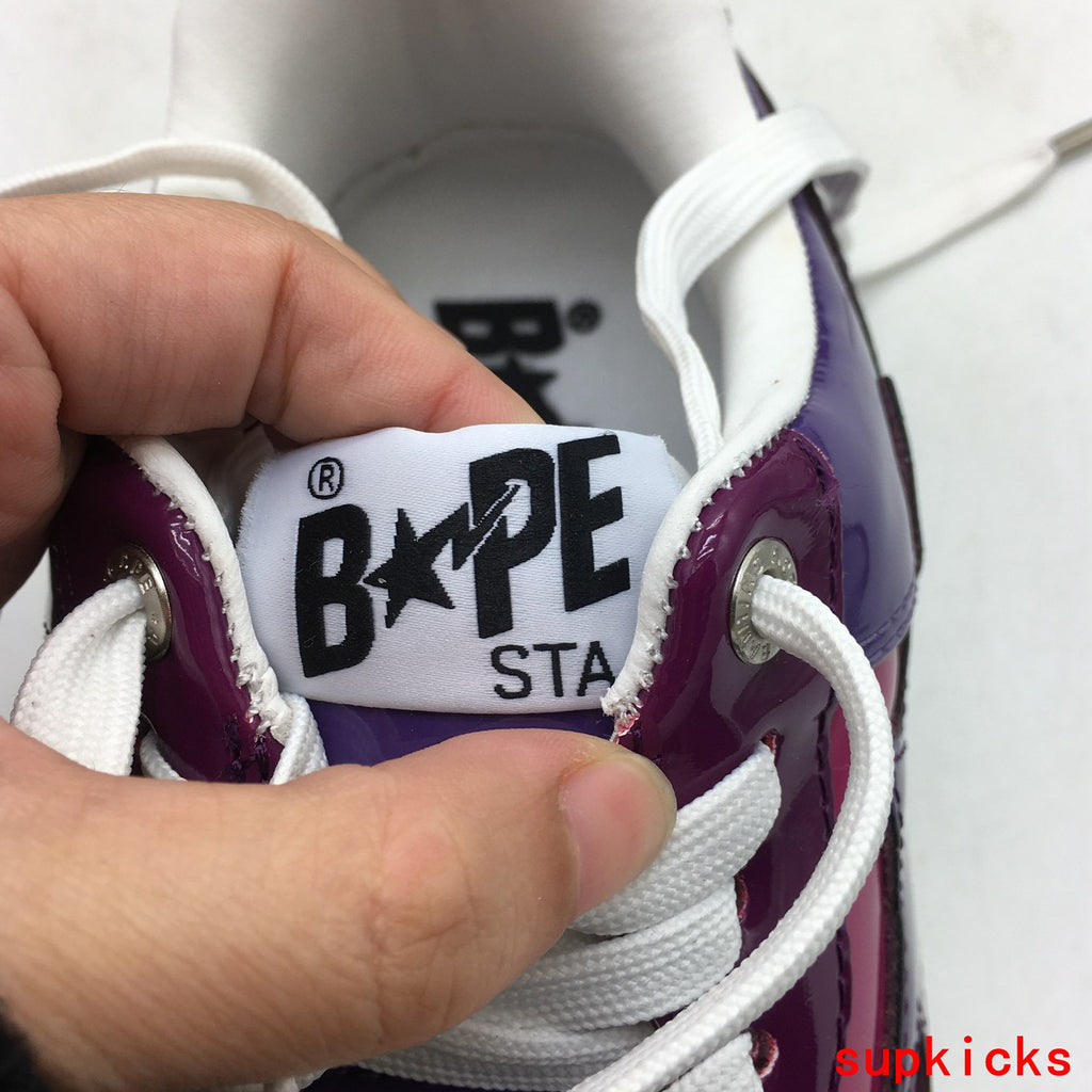 A Bathing Ape Bape Sta Low Color Camo Combo Purple