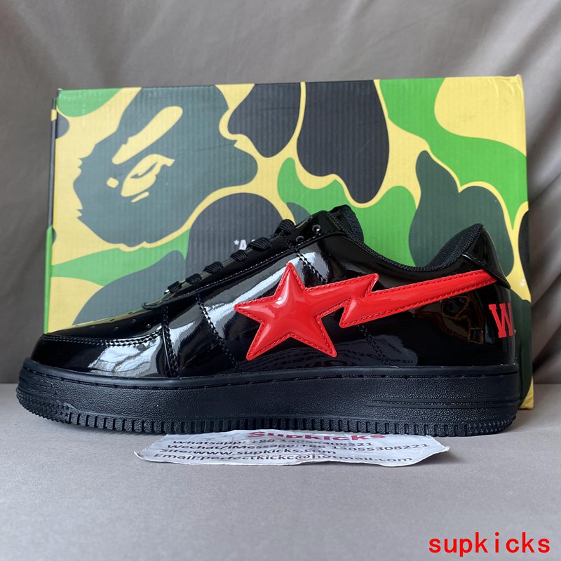 A Bathing Ape Bape Sta Low Shark Black