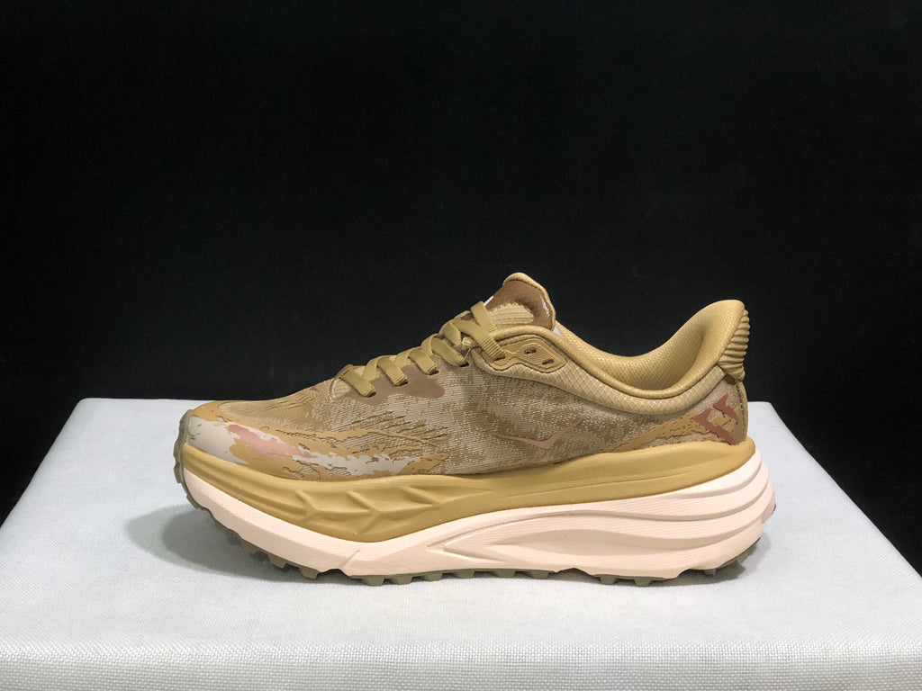 Hoka One One Stinson 7 Comfortable Anti-slip Outdoor Running Shoes Sneakers Yellow