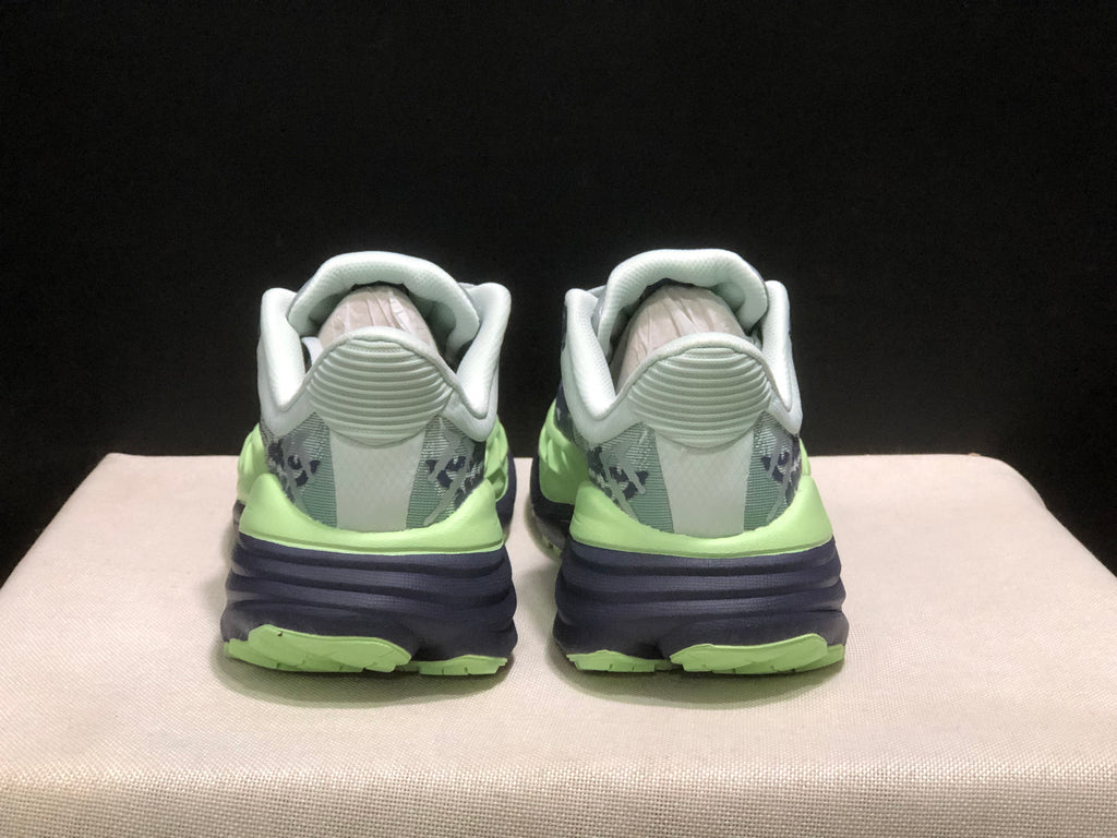 Hoka One One Stinson 7 Comfortable Anti-slip Running Shoes Camouflage/Light Green