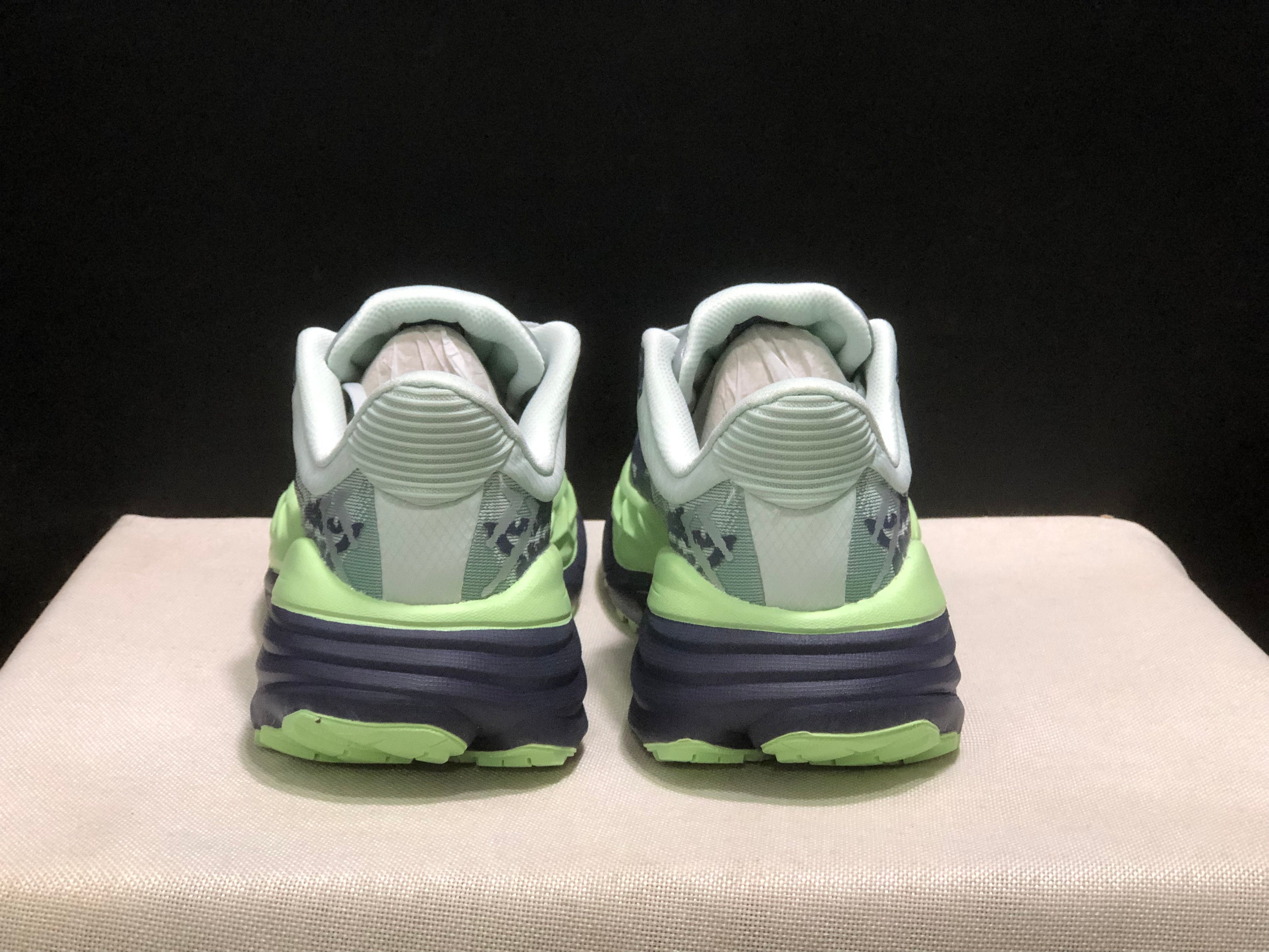 Hoka One One Stinson 7 Comfortable Anti-slip Running Shoes Camouflage/Light Green