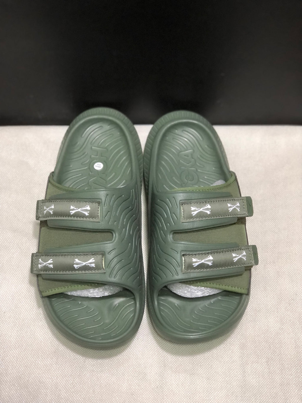 Wtaps x Hoka One One Ora Luxe Comfortable Sandals Olive