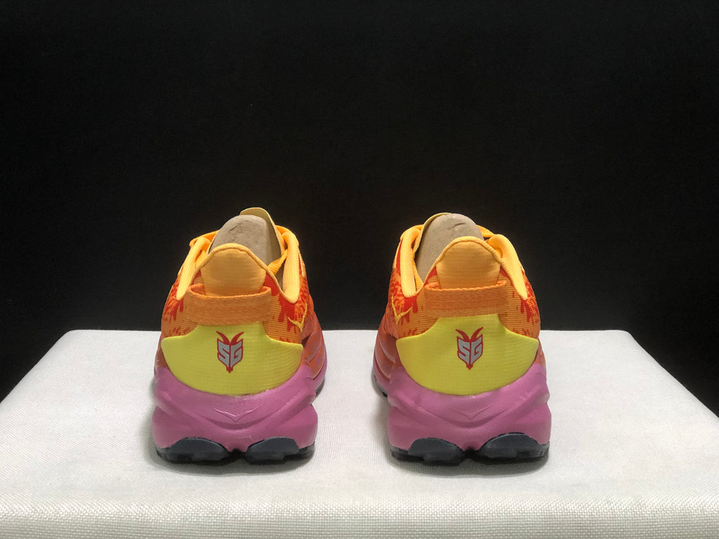 Hoka One One Speedgoat 6 Orange Trail Running Shoes Sneakers