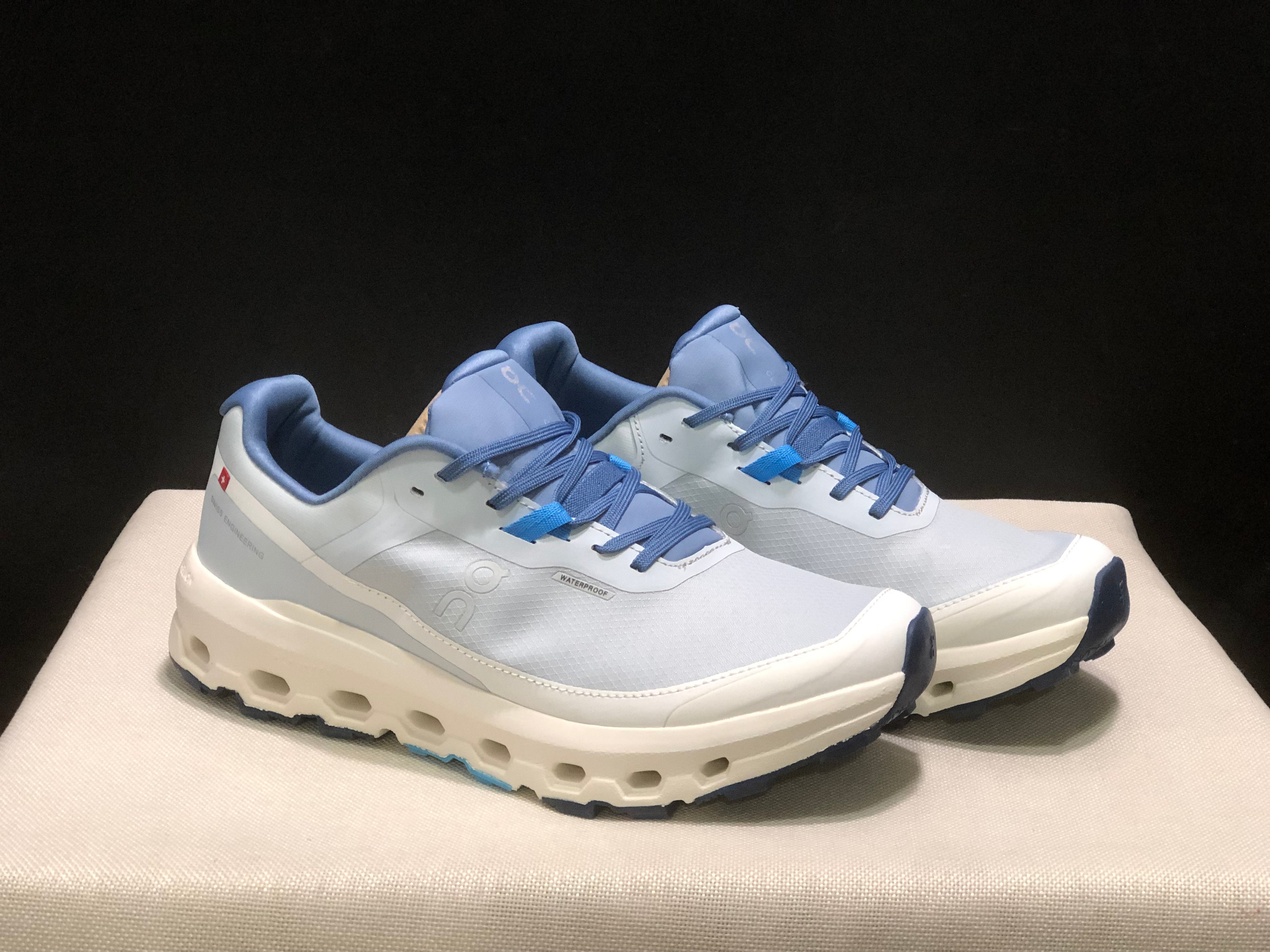 On Running Cloudvista 2 Waterproof Trail Running Shoes Sky Blue/Ivory