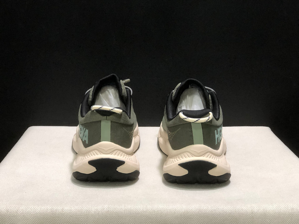 Hoka One One Transport Drawstring Low-top Running Shoes Sneakers Green