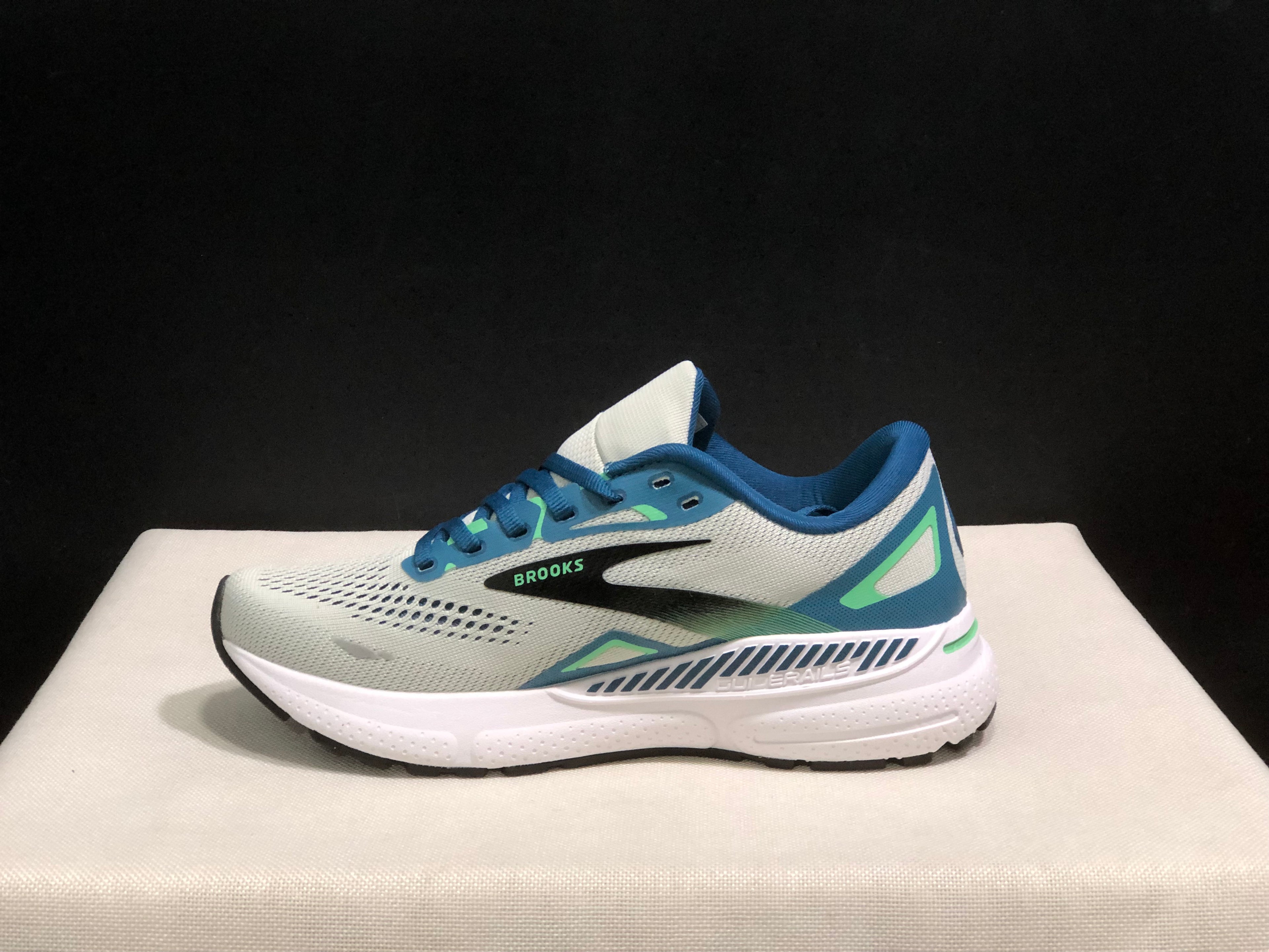 Brooks Adrenaline GTS 23 Shock-absorbing Wear-resistant Low-top Running Shoes Moroccan Blue