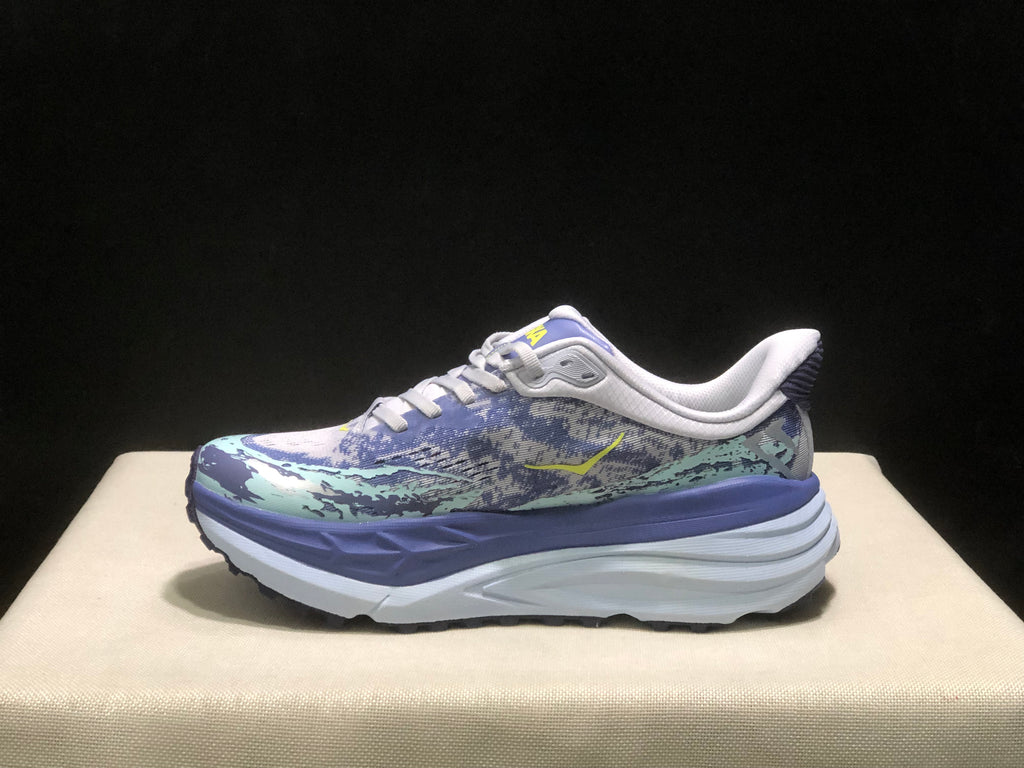 Hoka One One Stinson 7 Comfortable Anti-slip Outdoor Running Shoes Sneakers Light Purple