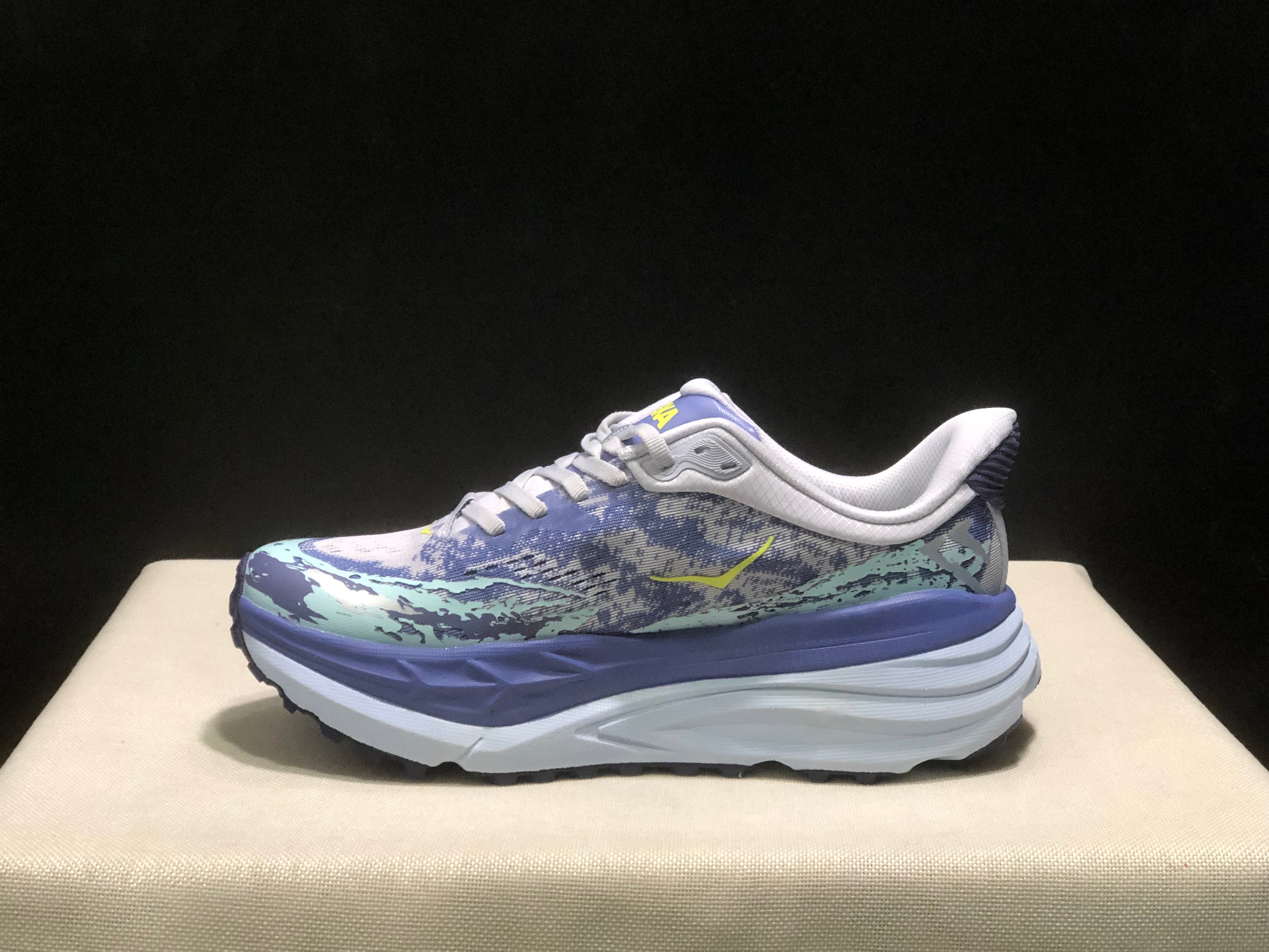 Hoka One One Stinson 7 Comfortable Anti-slip Outdoor Running Shoes Sneakers Light Purple