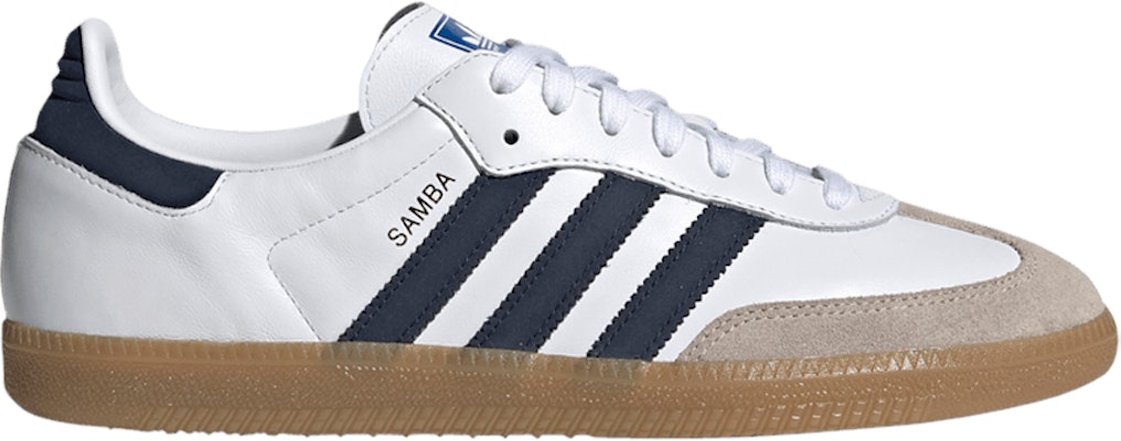 Adidas Samba1 White Collegiate Navy EE5450 Shoes