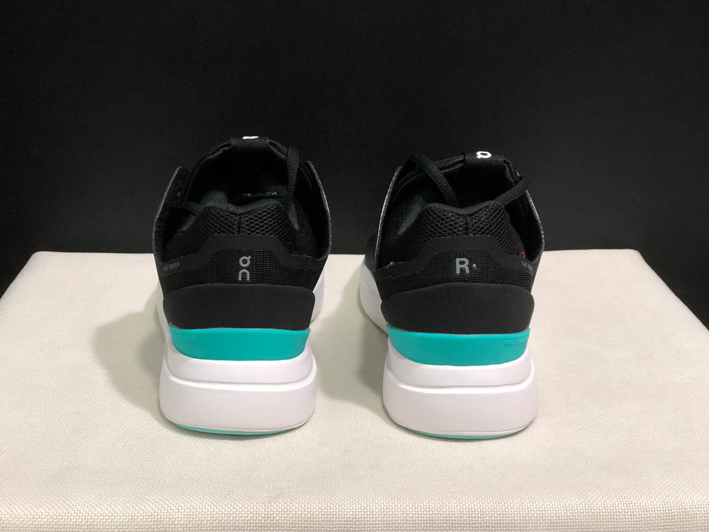 On Running The Roger Spin Breathable Mesh Sneakers Black/Green