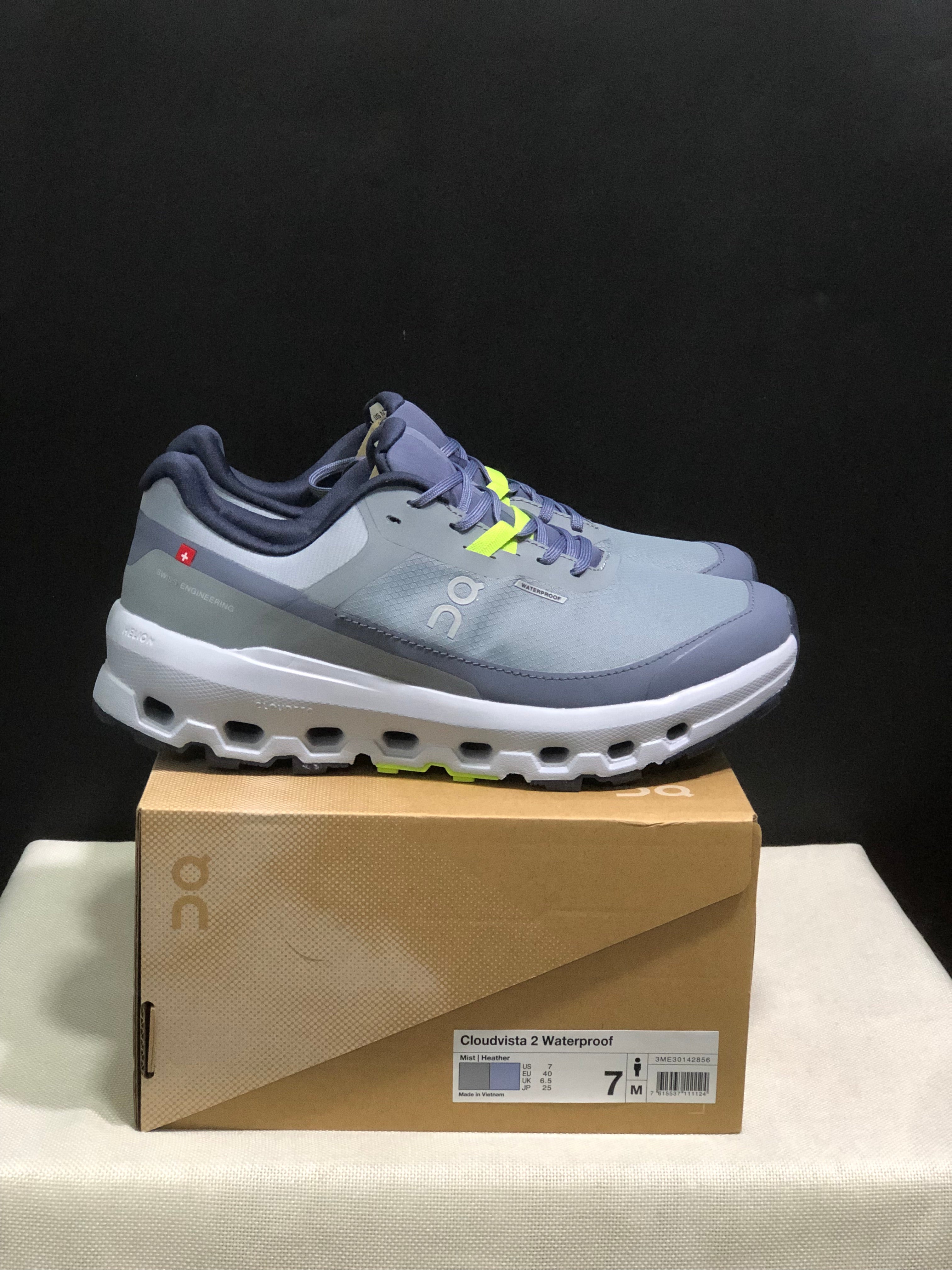 On Running Cloudvista 2 Waterproof Trail Running Shoes Mist/Heather