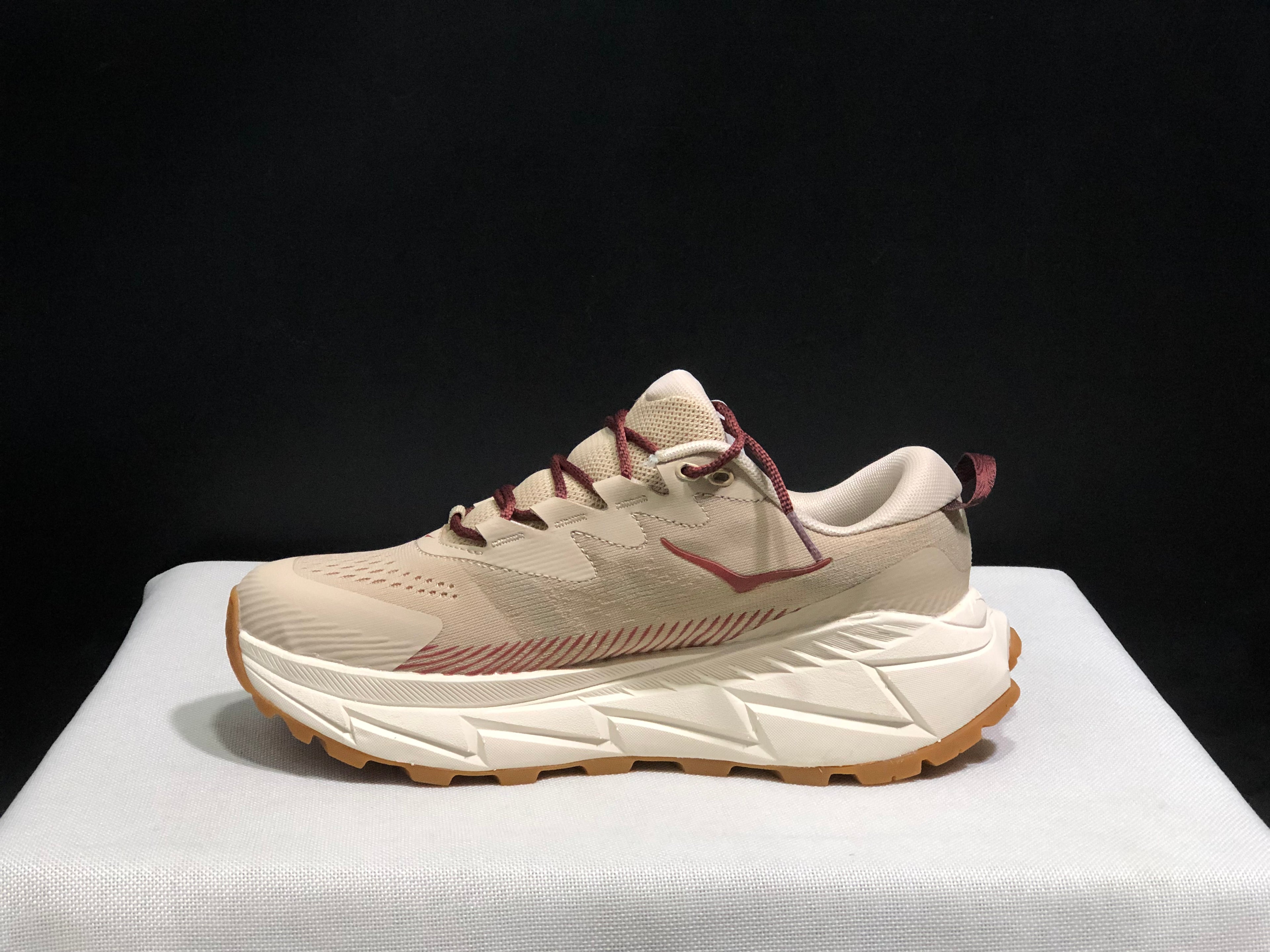 Hoka One One Skyline Float X Outdoor Running Shoes Sneakers Beige