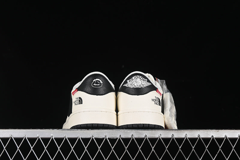 Travis Scott Fragment Design Nike Air Jordan 1 Low The North Face OG SP Black White Sneakers