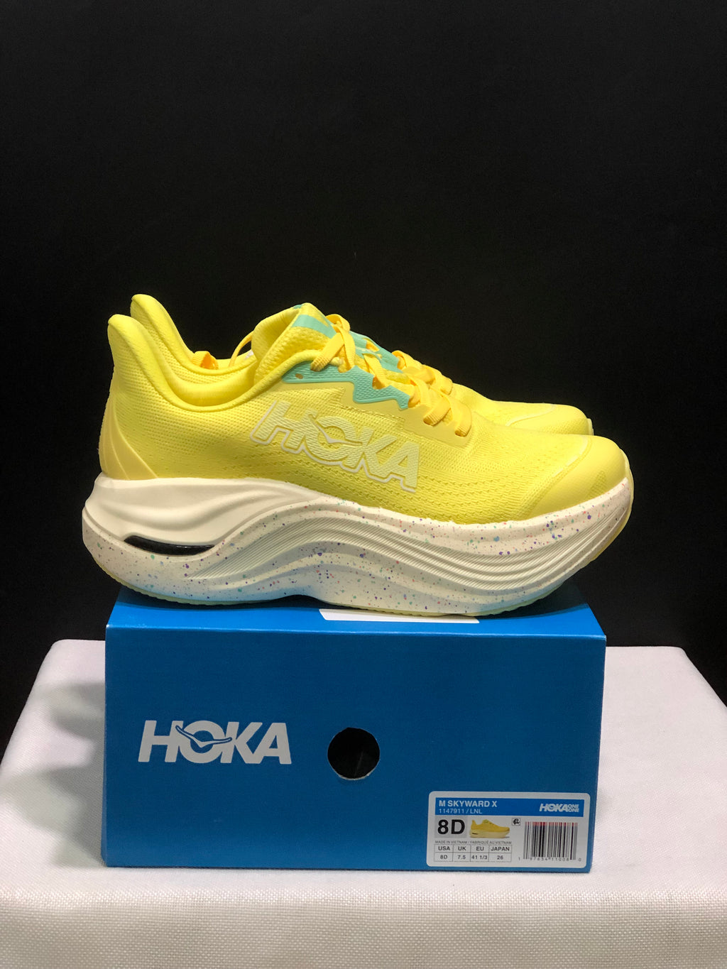 Hoka One One Skyward X Anti-slip Wear-resistant Running Shoes Sneakers Gold