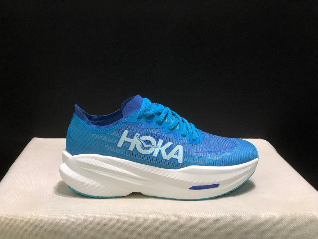 Hoka One One Mach X 2 Anti-slip Low-top Running Shoes Blue