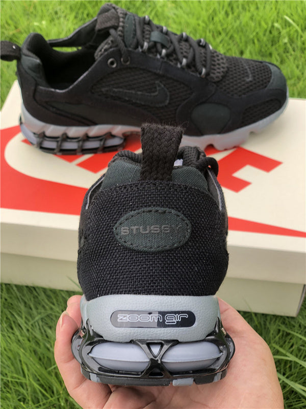 Nike Air Jordan Zoom Spiridon Cage 2 Stussy Black Sneakers