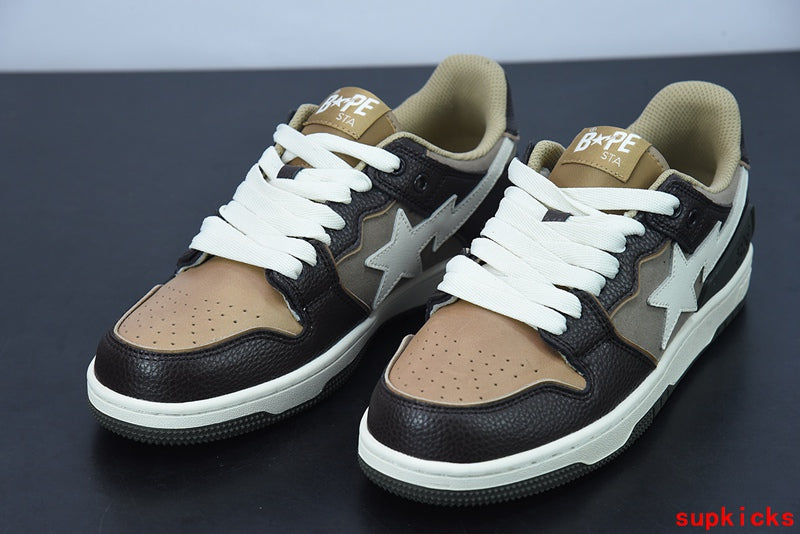 A Bathing Ape Bape Sta Low Black Brown
