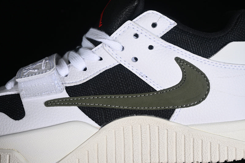 Travis Scott Nike Air Jordan Cut The Check Black White Sneakers