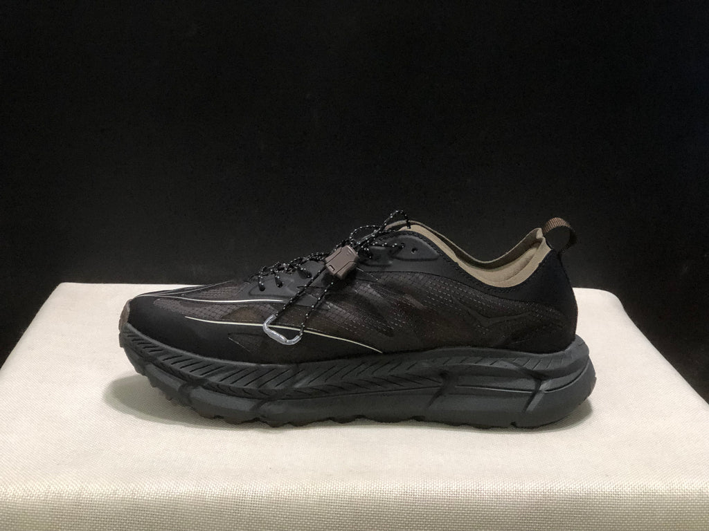 Hoka One One Satisfy x Mafate Speed 4 Breathable Fashion Running Shoes Sneakers Black