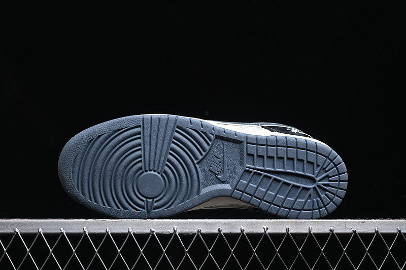 Nike Air Jordan SB Dunk Low Blue Sole White Black Sneakers