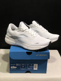 Brooks Ghost 15 Shock-absorbing Wear-resistant Low-top Running Shoes White/Grey