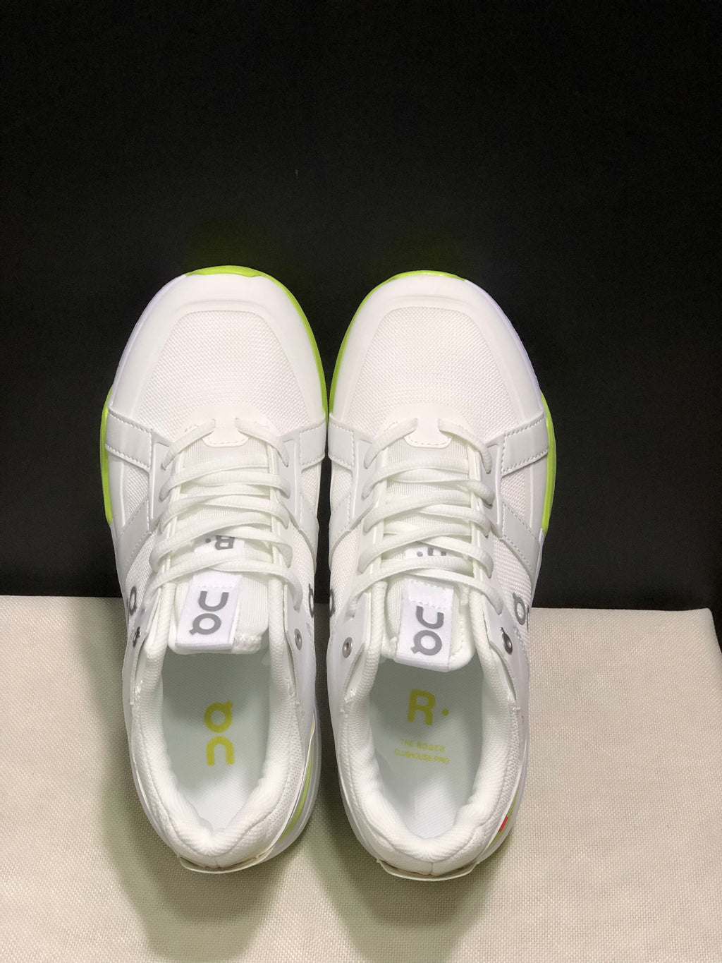On Running The Roger Clubhouse Pro Anti-Slip Sports Shoes White/Yellow