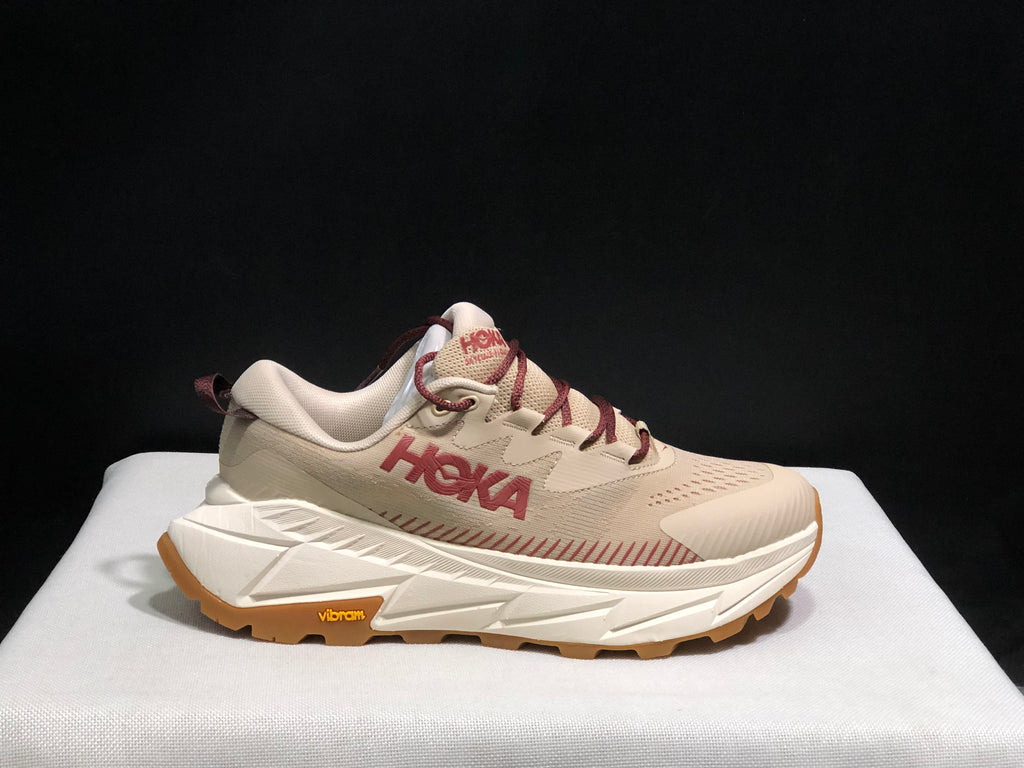 Hoka One One Skyline Float X Outdoor Running Shoes Sneakers Beige