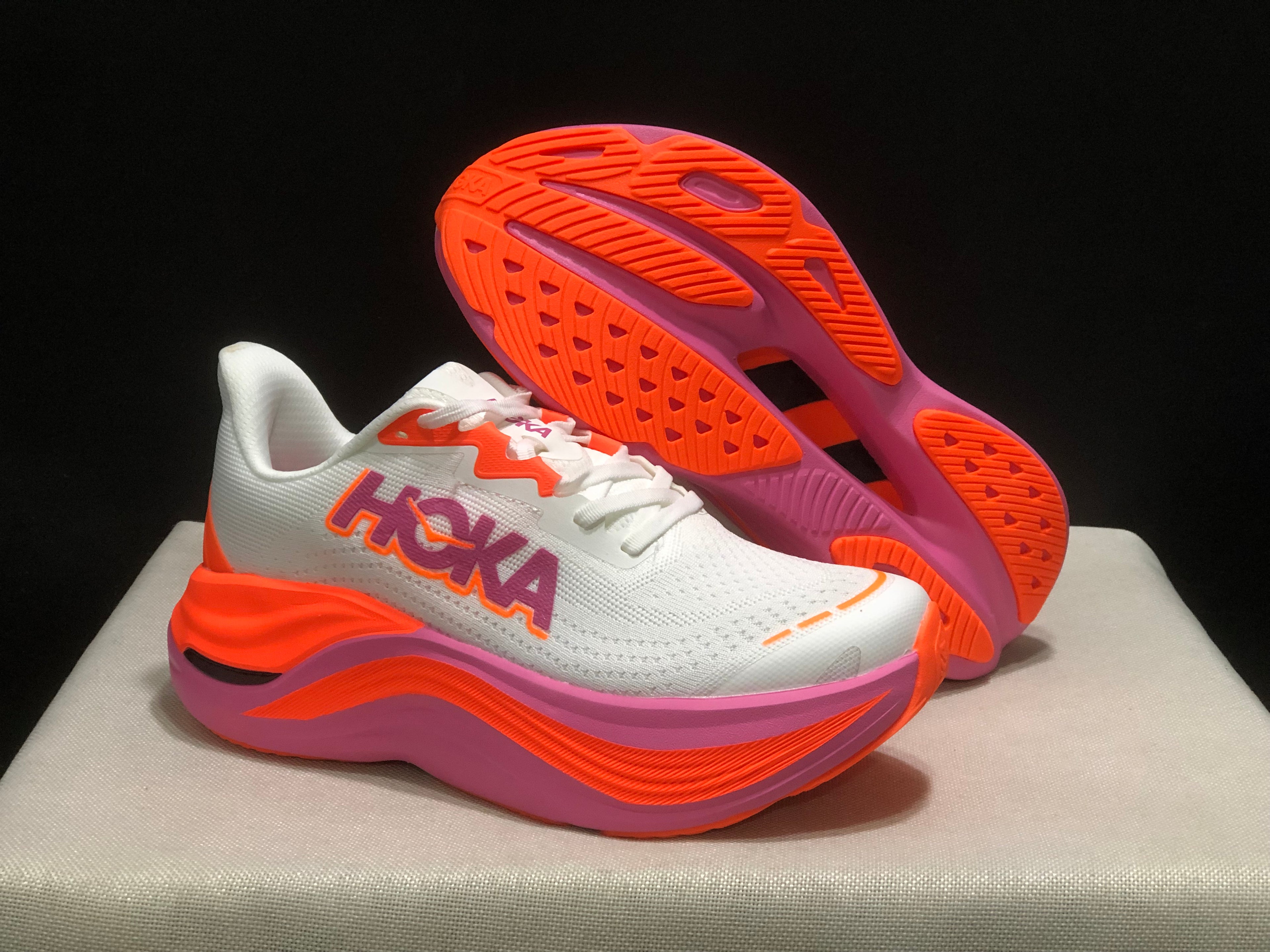 Hoka One One Skyward X Women's Anti-slip Wear-resistant Running Shoes Sneakers White