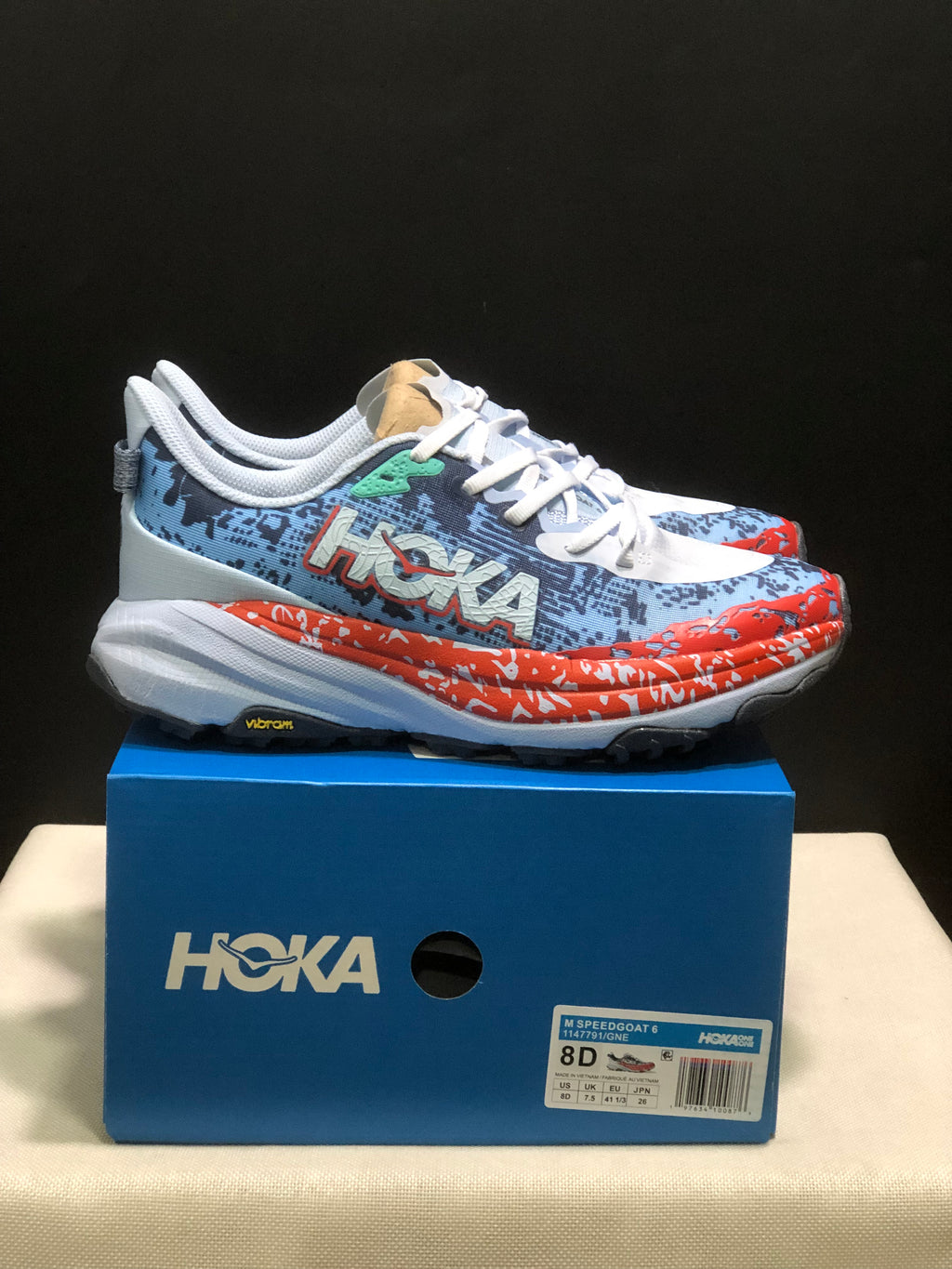 Hoka One One Speedgoat 6 Trail Running Shoes Sneakers Blue