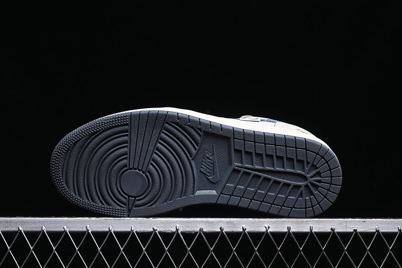 Travis Scott Fragment Design Nike Air Jordan 1 Low Bape OG SP Grey White Beige Sneakers