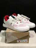 On Running The Roger Spin Breathable Mesh Sneakers White/Red