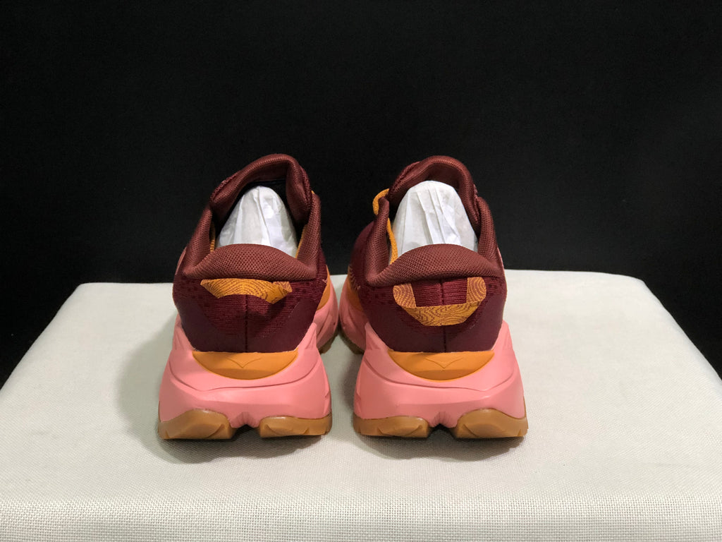 Hoka One One Skyline Float X Outdoor Running Shoes Sneakers Red