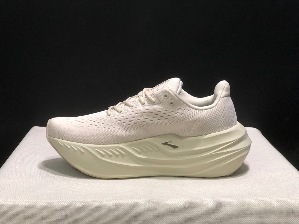 Brooks Glycerin Max Comfortable Low-top Running Shoes Apricot White