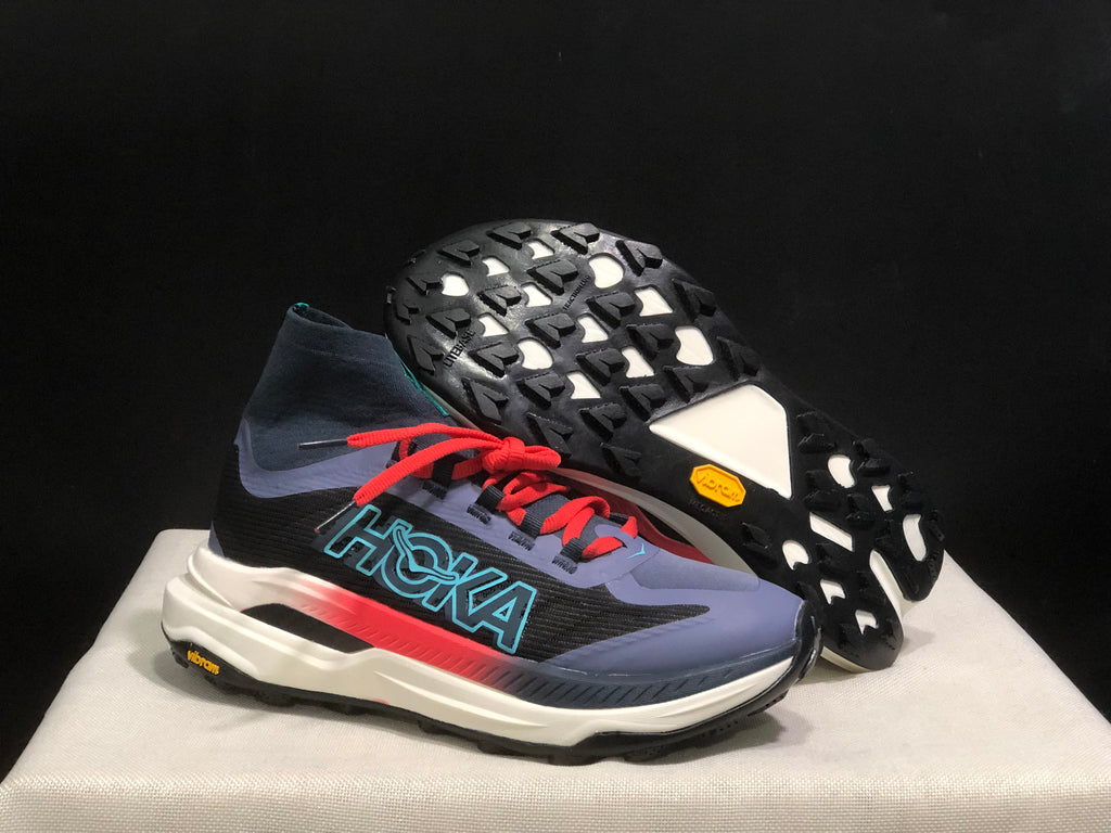 Hoka One One Tecton X 3 Comfortable High-top Running Shoes Sneakers Purple