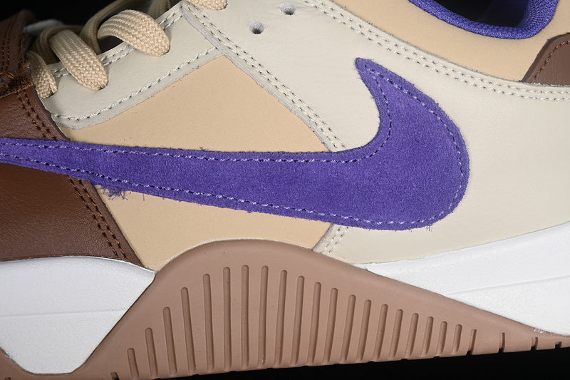 Travis Scott Nike Air Jordan Cut The Check Purple khaki Brown Sneakers